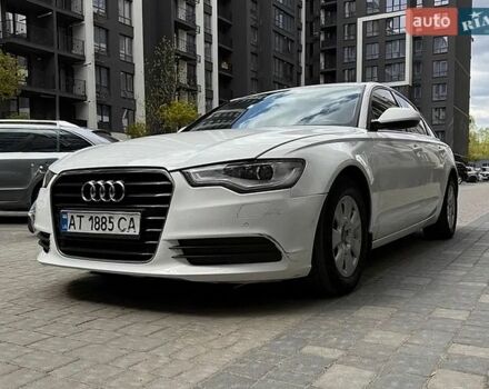 Белый Ауди А6, объемом двигателя 1.98 л и пробегом 180 тыс. км за 12500 $, фото 1 на Automoto.ua