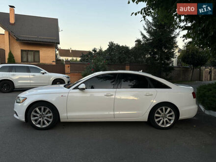 Ауди А6 2013 в Киеве на Automoto.ua Белый Ауди А6, объемом двигателя 3 л и пробегом 195 тыс. км за 13500 $, фото 1 на Automoto.ua