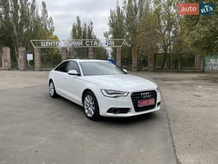 Ауди А6 2013 в Николаеве на Automoto.ua Белый Ауди А6, объемом двигателя 3 л и пробегом 134 тыс. км за 18000 $, фото 1 на Automoto.ua