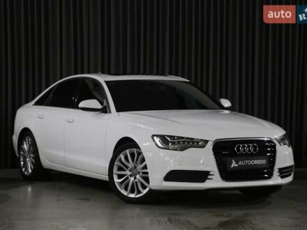 Ауди А6 2013 в Киеве на Automoto.ua Белый Ауди А6, объемом двигателя 3 л и пробегом 77 тыс. км за 21900 $, фото 1 на Automoto.ua