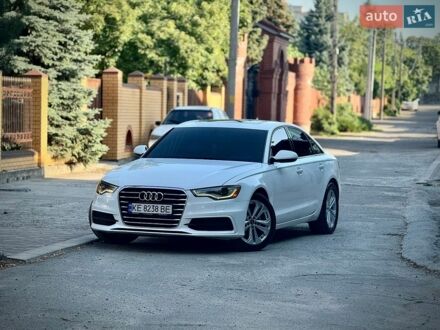 Белый Ауди А6, объемом двигателя 1.98 л и пробегом 216 тыс. км за 12500 $, фото 1 на Automoto.ua