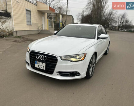 Белый Ауди А6, объемом двигателя 3 л и пробегом 214 тыс. км за 13499 $, фото 1 на Automoto.ua