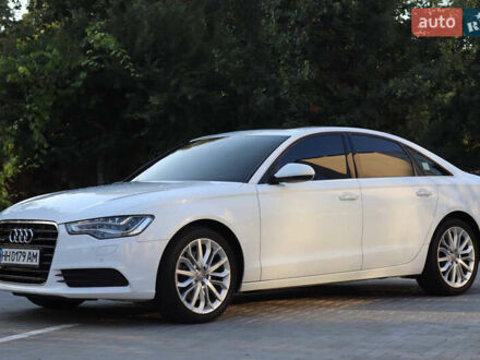 Білий Ауді А6, об'ємом двигуна 3 л та пробігом 76 тис. км за 21700 $, фото 1 на Automoto.ua