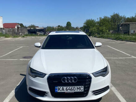 Ауди А6 2014 в Вышгороде на Automoto.ua Белый Ауди А6, объемом двигателя 2 л и пробегом 127 тыс. км за 16600 $, фото 1 на Automoto.ua