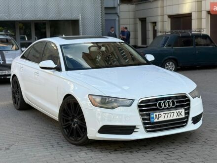Білий Ауді А6, об'ємом двигуна 2 л та пробігом 194 тис. км за 13500 $, фото 1 на Automoto.ua