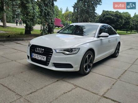 Ауди А6 2014 в Киеве на Automoto.ua Белый Ауди А6, объемом двигателя 2.77 л и пробегом 200 тыс. км за 11900 $, фото 1 на Automoto.ua
