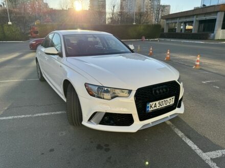 Ауди А6 2014 в Киеве на Automoto.ua Белый Ауди А6, объемом двигателя 3 л и пробегом 135 тыс. км за 15400 $, фото 1 на Automoto.ua