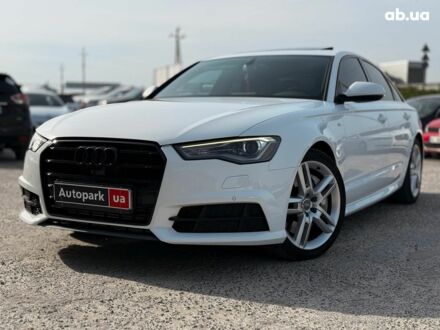 Ауди А6 2015 в Львове на Automoto.ua Белый Ауди А6, объемом двигателя 2 л и пробегом 151 тыс. км за 18990 $, фото 1 на Automoto.ua