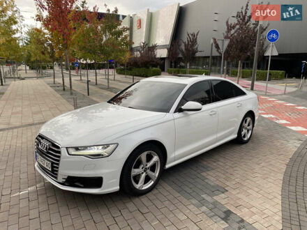 Ауди А6 2015 в Киеве на Automoto.ua Белый Ауди А6, объемом двигателя 2 л и пробегом 165 тыс. км за 20300 $, фото 1 на Automoto.ua