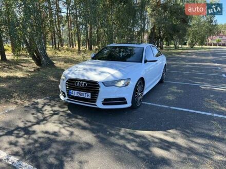 Ауди А6 2015 в Киеве на Automoto.ua Белый Ауди А6, объемом двигателя 3 л и пробегом 185 тыс. км за 17300 $, фото 1 на Automoto.ua