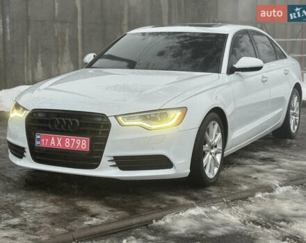 Белый Ауди А6, объемом двигателя 2 л и пробегом 160 тыс. км за 13950 $, фото 1 на Automoto.ua