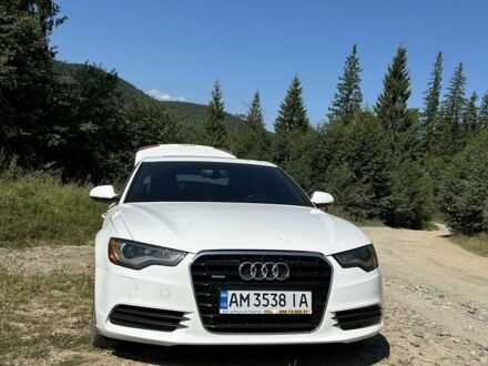 Білий Ауді А6, об'ємом двигуна 2 л та пробігом 170 тис. км за 16200 $, фото 1 на Automoto.ua