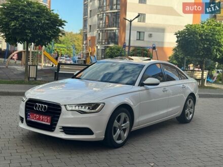 Белый Ауди А6, объемом двигателя 2 л и пробегом 160 тыс. км за 16350 $, фото 1 на Automoto.ua