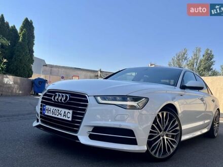 Ауди А6 2015 в Одессе на Automoto.ua Белый Ауди А6, объемом двигателя 1.98 л и пробегом 181 тыс. км за 19999 $, фото 1 на Automoto.ua