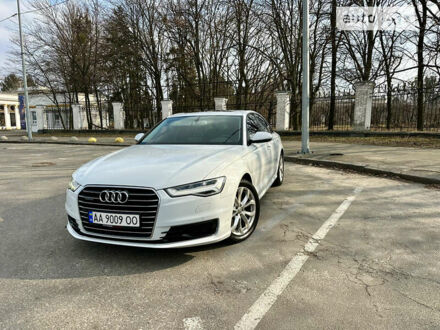 Ауди А6 2016 в Киеве на Automoto.ua Белый Ауди А6, объемом двигателя 1.97 л и пробегом 123 тыс. км за 26200 $, фото 1 на Automoto.ua