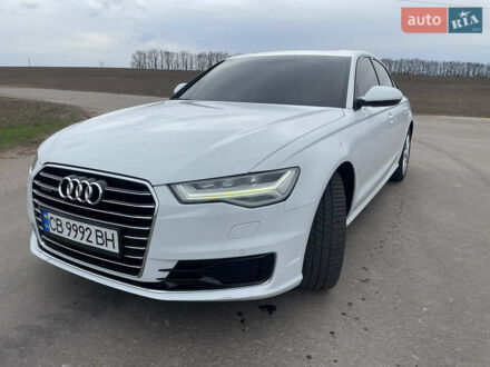 Ауди А6 2016 в Киеве на Automoto.ua Белый Ауди А6, объемом двигателя 1.97 л и пробегом 164 тыс. км за 22000 $, фото 1 на Automoto.ua