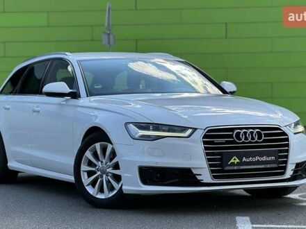 Ауди А6 2016 в Киеве на Automoto.ua Белый Ауди А6, объемом двигателя 2.97 л и пробегом 296 тыс. км за 20000 $, фото 1 на Automoto.ua