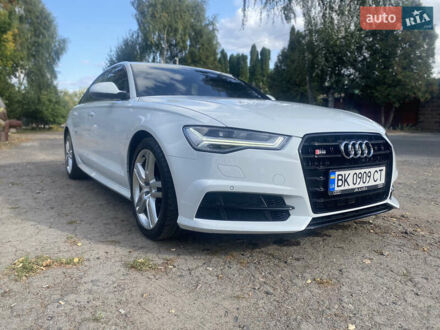 Ауди А6 2016 в Ровно на Automoto.ua Белый Ауди А6, объемом двигателя 1.98 л и пробегом 95 тыс. км за 22222 $, фото 1 на Automoto.ua