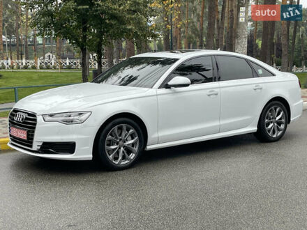 Ауди А6 2016 в Киеве на Automoto.ua Белый Ауди А6, объемом двигателя 3 л и пробегом 101 тыс. км за 24999 $, фото 1 на Automoto.ua