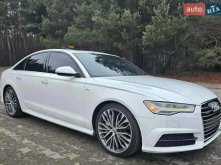Ауди А6 2017 в Киеве на Automoto.ua Белый Ауди А6, объемом двигателя 1.98 л и пробегом 84 тыс. км за 17500 $, фото 1 на Automoto.ua