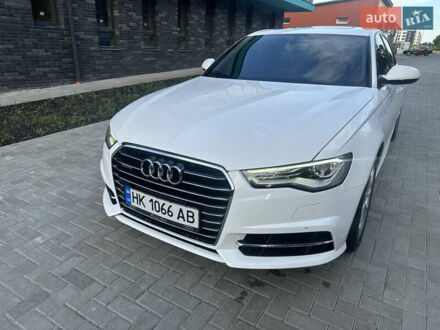 Ауди А6 2017 в Ровно на Automoto.ua Белый Ауди А6, объемом двигателя 1.98 л и пробегом 156 тыс. км за 19500 $, фото 1 на Automoto.ua