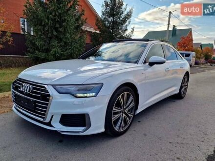 Ауди А6 2021 в Одессе на Automoto.ua Белый Ауди А6, объемом двигателя 1.98 л и пробегом 46 тыс. км за 37500 $, фото 1 на Automoto.ua