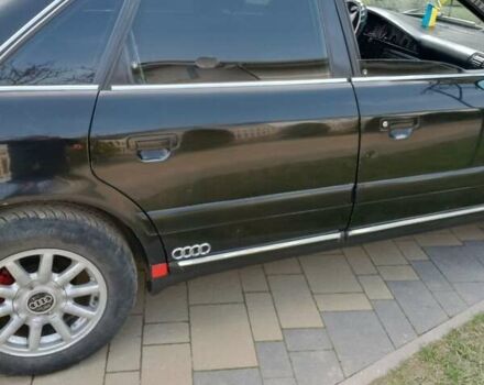 Черный Ауди А6, объемом двигателя 1.8 л и пробегом 450 тыс. км за 3800 $, фото 3 на Automoto.ua