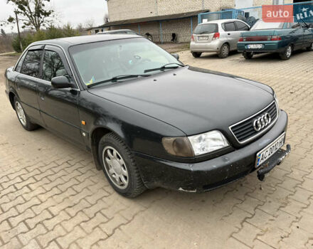 Черный Ауди А6, объемом двигателя 2.5 л и пробегом 530 тыс. км за 3650 $, фото 1 на Automoto.ua