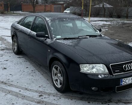 Черный Ауди А6, объемом двигателя 2.5 л и пробегом 195 тыс. км за 3030 $, фото 2 на Automoto.ua