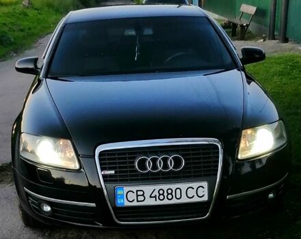 Черный Ауди А6, объемом двигателя 2 л и пробегом 300 тыс. км за 8600 $, фото 1 на Automoto.ua