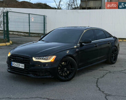 Черный Ауди А6, объемом двигателя 3 л и пробегом 210 тыс. км за 12300 $, фото 2 на Automoto.ua