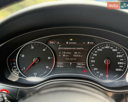 Черный Ауди А6, объемом двигателя 2.97 л и пробегом 244 тыс. км за 15500 $, фото 4 на Automoto.ua