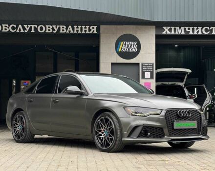 Черный Ауди А6, объемом двигателя 2 л и пробегом 220 тыс. км за 13900 $, фото 4 на Automoto.ua