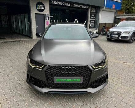 Черный Ауди А6, объемом двигателя 2 л и пробегом 220 тыс. км за 13900 $, фото 2 на Automoto.ua
