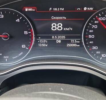 Черный Ауди А6, объемом двигателя 2 л и пробегом 260 тыс. км за 20500 $, фото 2 на Automoto.ua