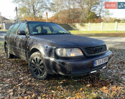 Черный Ауди А6, объемом двигателя 1.9 л и пробегом 401 тыс. км за 1750 $, фото 1 на Automoto.ua