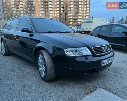 Черный Ауди А6, объемом двигателя 2.5 л и пробегом 380 тыс. км за 3900 $, фото 1 на Automoto.ua