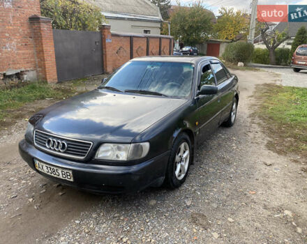 Черный Ауди А6, объемом двигателя 2.8 л и пробегом 300 тыс. км за 2150 $, фото 1 на Automoto.ua