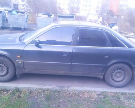 Черный Ауди А6, объемом двигателя 2.6 л и пробегом 517 тыс. км за 1300 $, фото 1 на Automoto.ua