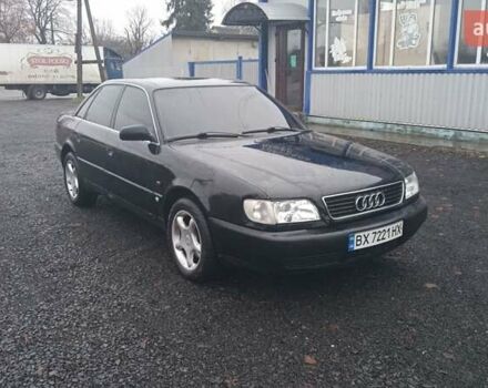 Черный Ауди А6, объемом двигателя 2.6 л и пробегом 396 тыс. км за 2550 $, фото 1 на Automoto.ua