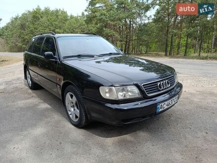Черный Ауди А6, объемом двигателя 2.46 л и пробегом 300 тыс. км за 3600 $, фото 1 на Automoto.ua
