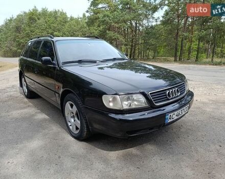 Черный Ауди А6, объемом двигателя 2.46 л и пробегом 300 тыс. км за 3600 $, фото 1 на Automoto.ua