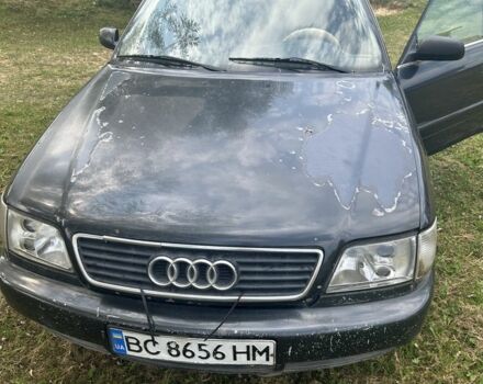 Черный Ауди А6, объемом двигателя 2.5 л и пробегом 380 тыс. км за 1200 $, фото 1 на Automoto.ua