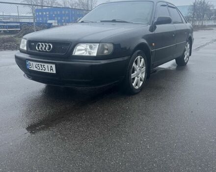 Черный Ауди А6, объемом двигателя 1.8 л и пробегом 390 тыс. км за 4500 $, фото 1 на Automoto.ua
