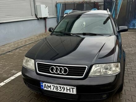 Черный Ауди А6, объемом двигателя 2.5 л и пробегом 365 тыс. км за 4500 $, фото 1 на Automoto.ua