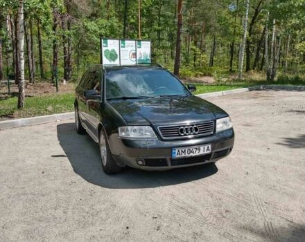 Черный Ауди А6, объемом двигателя 2.5 л и пробегом 395 тыс. км за 4500 $, фото 1 на Automoto.ua