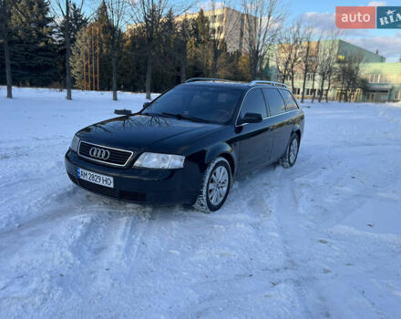 Черный Ауди А6, объемом двигателя 2.5 л и пробегом 300 тыс. км за 4200 $, фото 1 на Automoto.ua