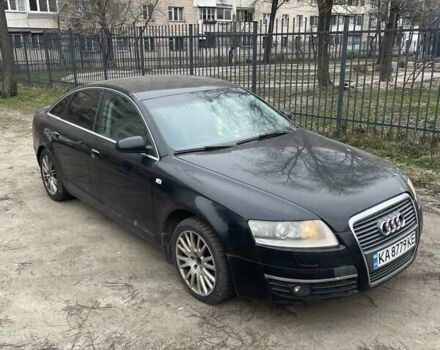 Черный Ауди А6, объемом двигателя 2 л и пробегом 215 тыс. км за 6000 $, фото 1 на Automoto.ua