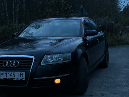 Черный Ауди А6, объемом двигателя 3 л и пробегом 270 тыс. км за 7700 $, фото 1 на Automoto.ua