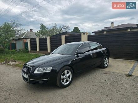 Черный Ауди А6, объемом двигателя 3 л и пробегом 350 тыс. км за 6000 $, фото 1 на Automoto.ua